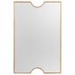 Crestview Collection Albany 1 Wall Mirror in Aged Gold, , large