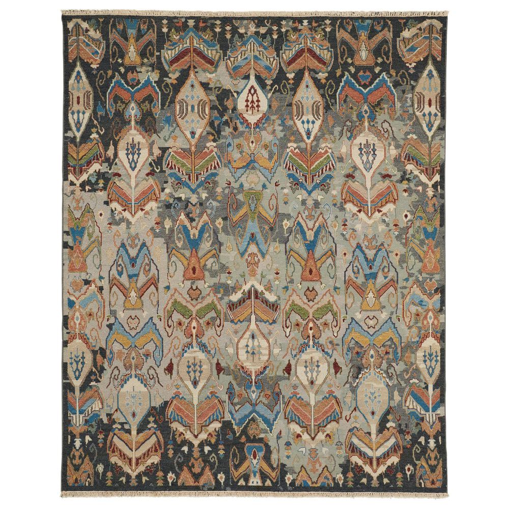 Feizy Rugs Leylan 3"6" x 5"6" Charcoal and Multicolor Area Rug, , large