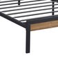 Pacific Landing Ricky Twin Platform Bed in Brown, , large