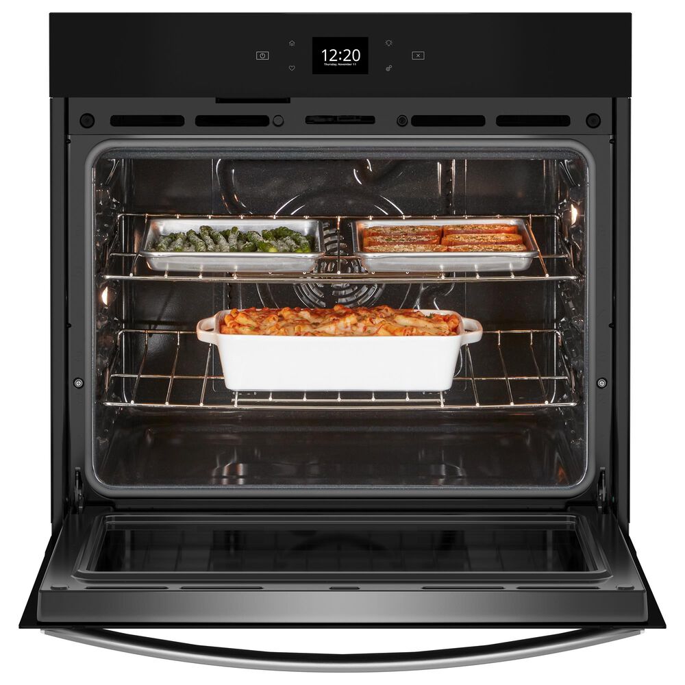 Whirlpool 27&quot; Smart Built-In Single Electric Wall Oven with Air Fry in Fingerprint Resistant Stainless Steel, , large