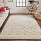 Feizy Rugs Anica 5" x 8" Beige Area Rug, , large