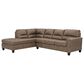 Signature Design by Ashley Navi 2-Piece Stationary Right Facing Sectional in Fossil, , large