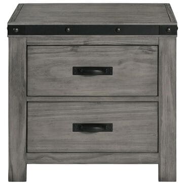 Mayberry Hill Wade 2 Drawer Nightstand in Brushed Ash, , large