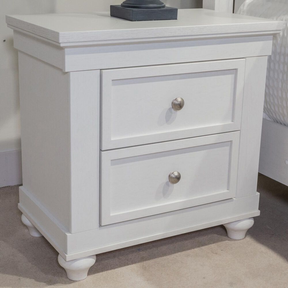 Signature Design by Ashley Grantoni 2-Drawer Nightstand in White, , large