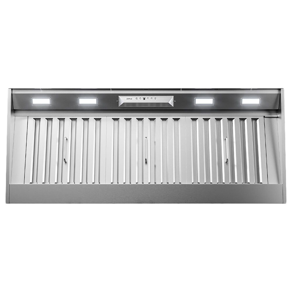 Zephyr Monsoon I 48&quot; Range Hood Insert with Blower in Stainless Steel, , large