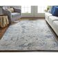 Feizy Rugs Laina 5"7" x 10" Blue and Ivory Area Rug, , large