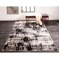 Oriental Weavers Micah 8" x 10" Black and Silver Area Rug, , large