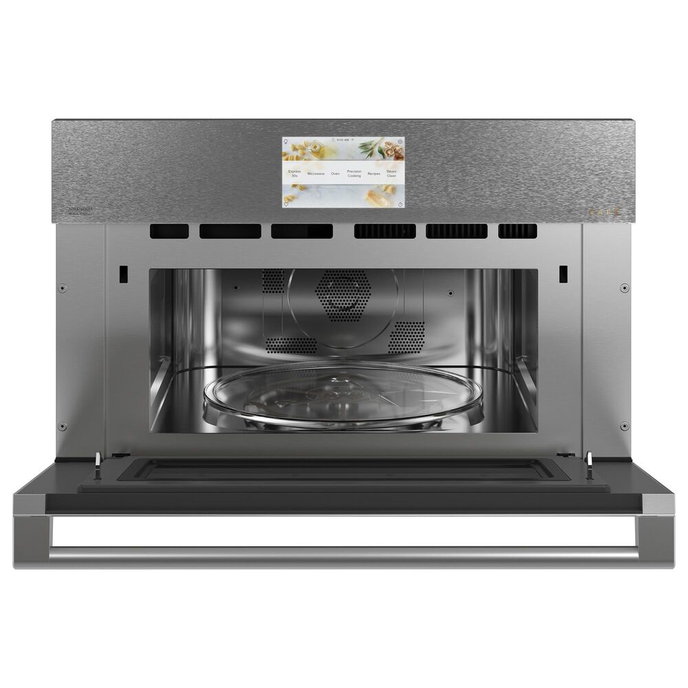 Cafe 30&quot; Five-In-One Electric Single Wall Oven with 120V Advantium Technology in Platinum, , large