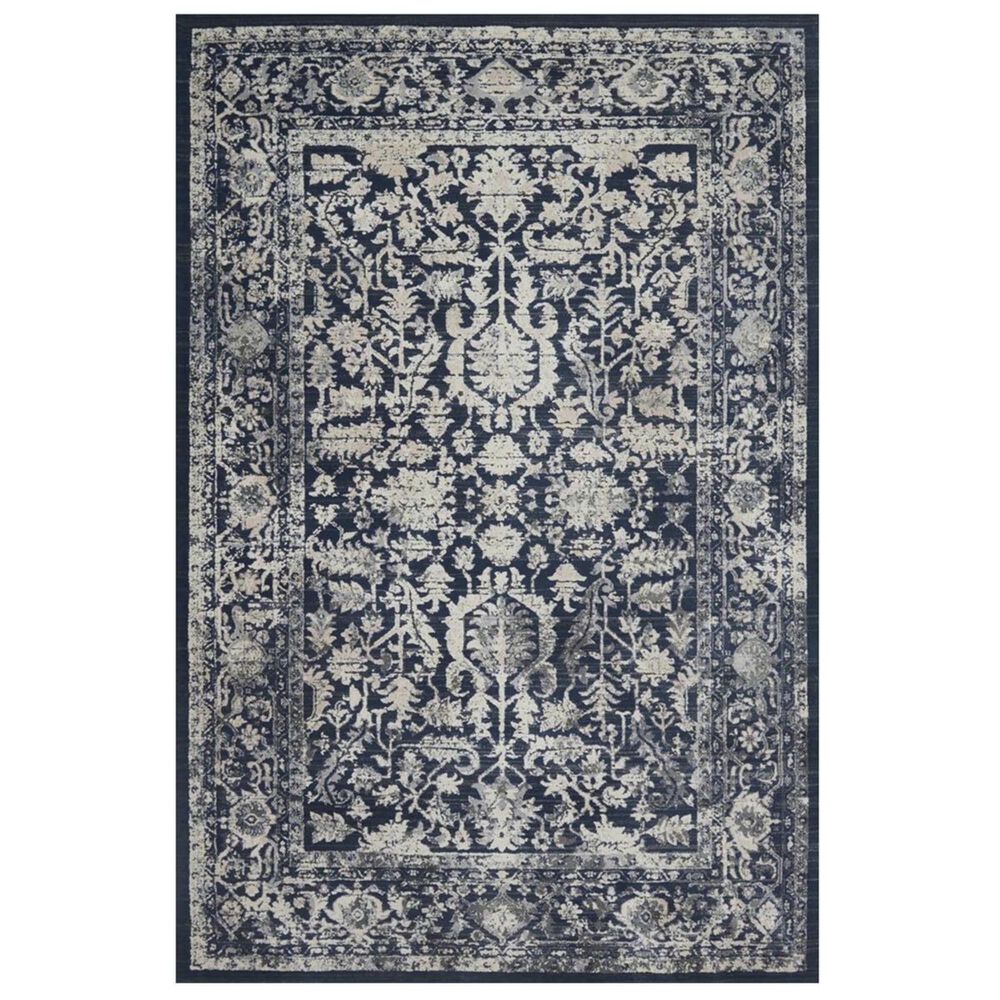 Magnolia Home Everly VY-01 6"7" x 9"2" Indigo Area Rug, , large