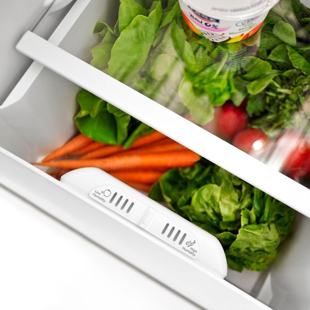 Amana 18 Cu. Ft. 30&quot; Wide Top-Freezer Refrigerator with Garden Fresh Crisper Bins in White, , large