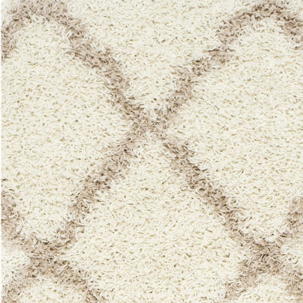 Safavieh Dallas Shag SGD257B-212 2&#39;3&quot; x 12&#39; Ivory/Beige Runner, , large