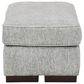 Signature Design by Ashley Mercado Ottoman in Pewter, , large