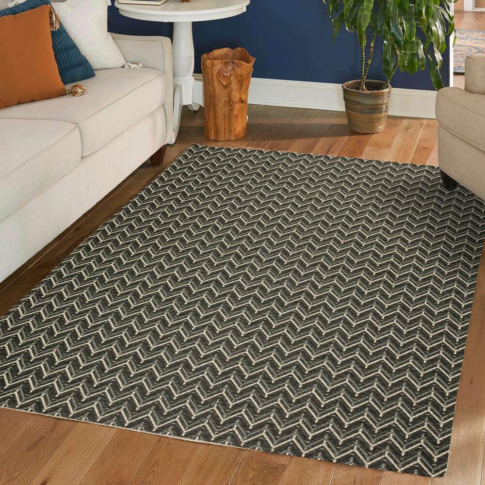 Dalyn Rug Company Bali BB1 8&#39; x 10&#39; Charcoal Indoor/Outdoor Area Rug, , large