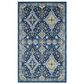 Safavieh Evoke EVK224A-3 3" x 5" Royal and Ivory Area Rug, , large