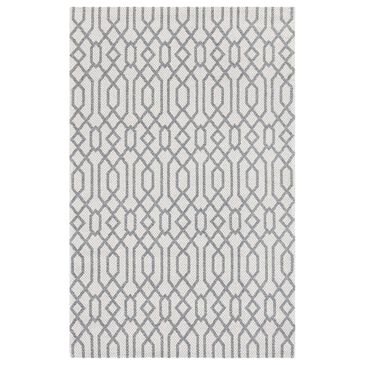 Safavieh Martha Stewart Cotton 4" x 6" Silver and Grey Area Rug, , large