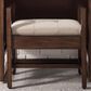 James Martin Addison 24.5" Upholstered Bench in Mid Century Acacia, , large