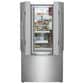 Frigidaire 22.6 Cu. Ft. Counter-Depth French Door Refrigerator in Stainless Steel, , large