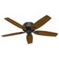 Hunter Newsome Low Profile 52" Ceiling Fan with Lights in Premier Bronze, , large