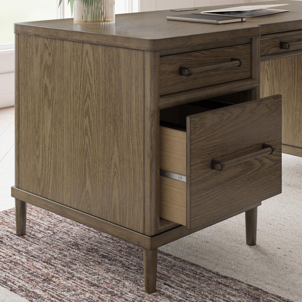 Signature Design by Ashley Roanhowe 68&quot; Writing Desk in Brown, , large