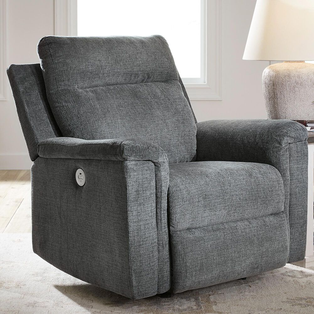 Signature Design by Ashley Barnsana Power Recliner in Gravel, , large