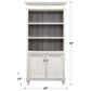 Wycliff Bay Hartford Lower Doors Bookcase in White, , large