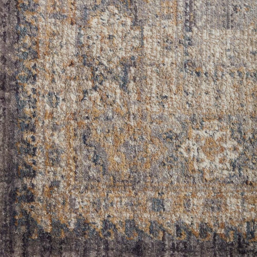 Magnolia Home Janey JAY-02 2&#39;7&quot; x 4&#39; Slate and Gold Area Rug, , large