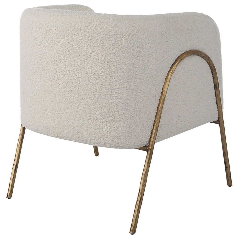 Uttermost Jacobsen Accent Chair in Off White, , large