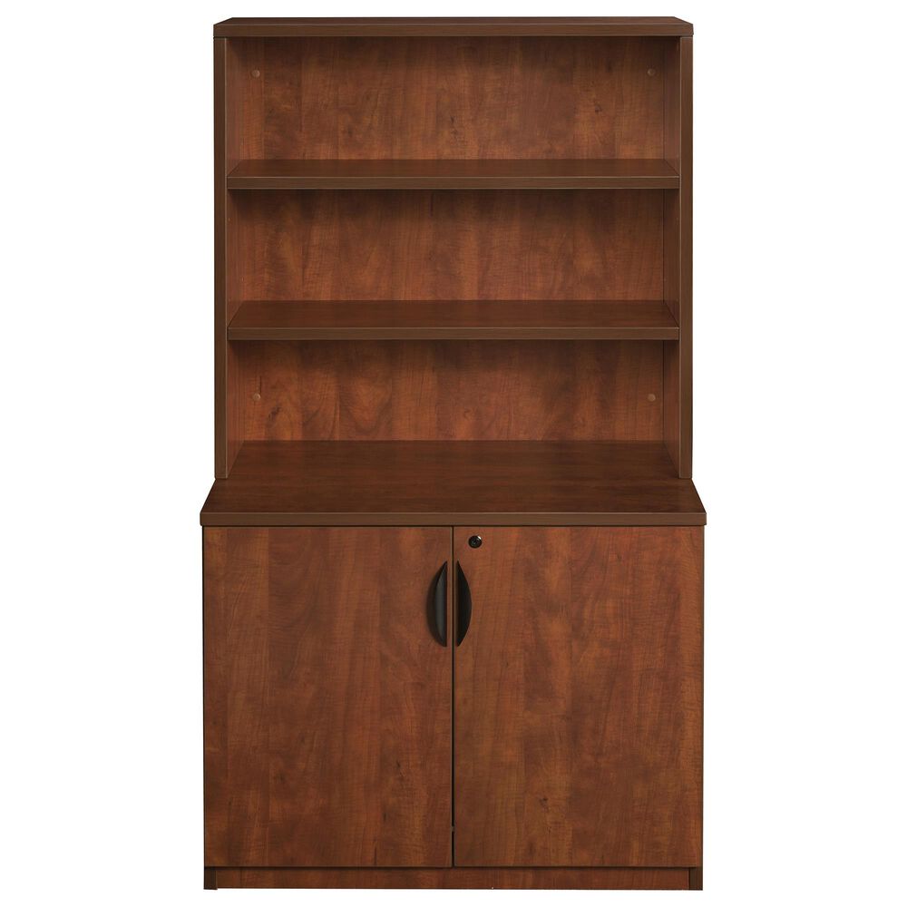Regency Global Sourcing Legacy 29&quot; Storage Cabinet with Hutch in Cherry, , large