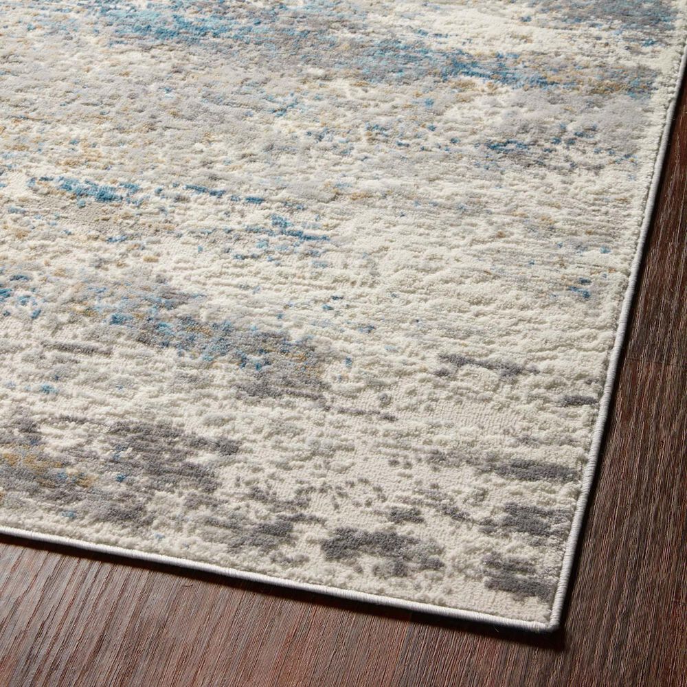 Loloi II Estelle 11&#39;2&quot; x 15&#39; Ivory and Ocean Area Rug, , large