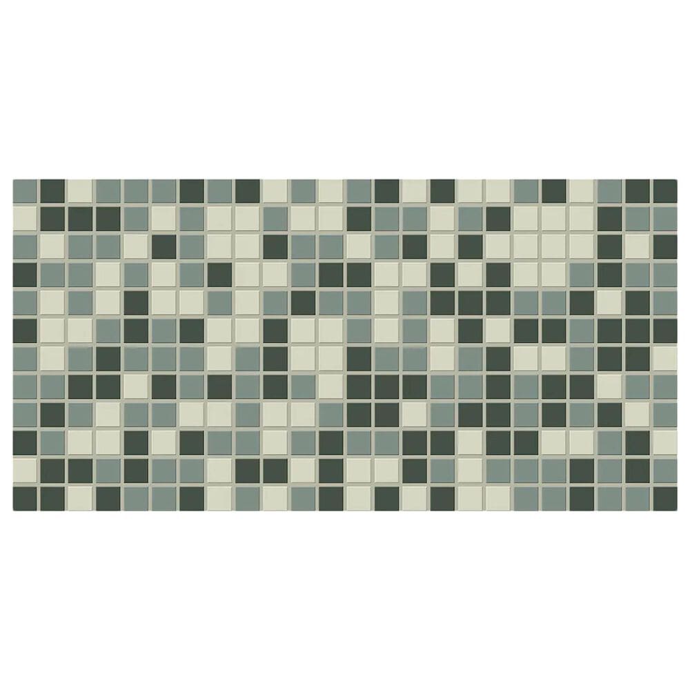 Dal-Tile Keystones Rye Blend 1" x 1" on 12" x 24" Porcelain Mosaic Sheet, , large