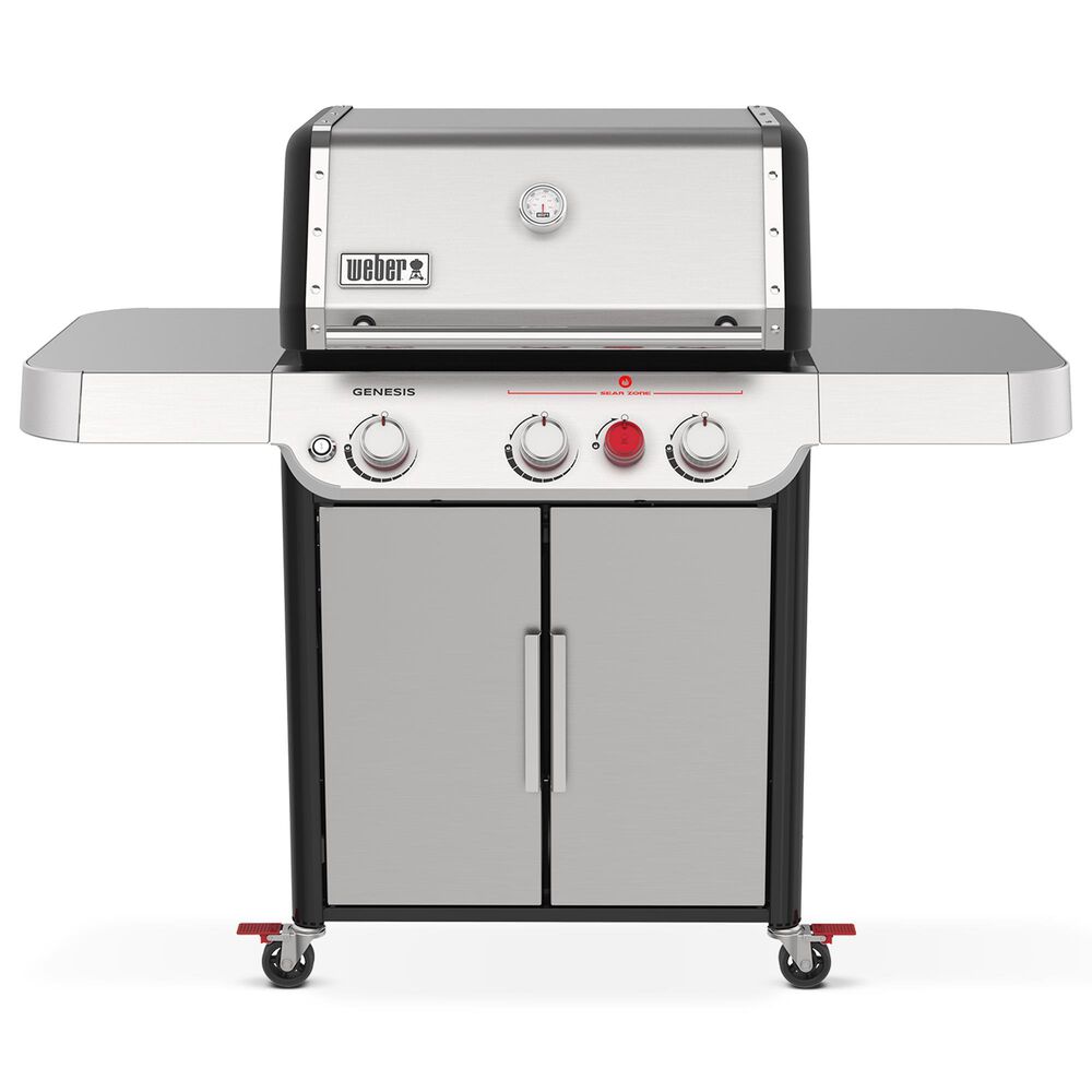 Weber Genesis S-325 Liquid Propane Gas Grill in Stainless Steel, , large
