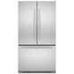KitchenAid 22 Cubic Feet Counter Depth French Door Refrigerator with Interior Dispenser, , large