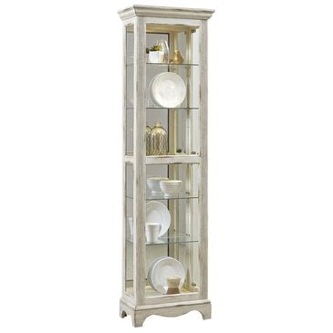 Chapel Hill Single Side Entry Curio in Weathered White, , large