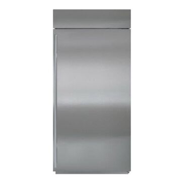 Sub-Zero Stainless Steel Door Panel with Pro Handle, , large