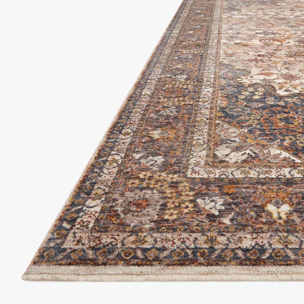 Loloi Lourdes LOU-01 9&#39;6&quot; x 13&#39;1&quot; Natural and Ocean Area Rug, , large