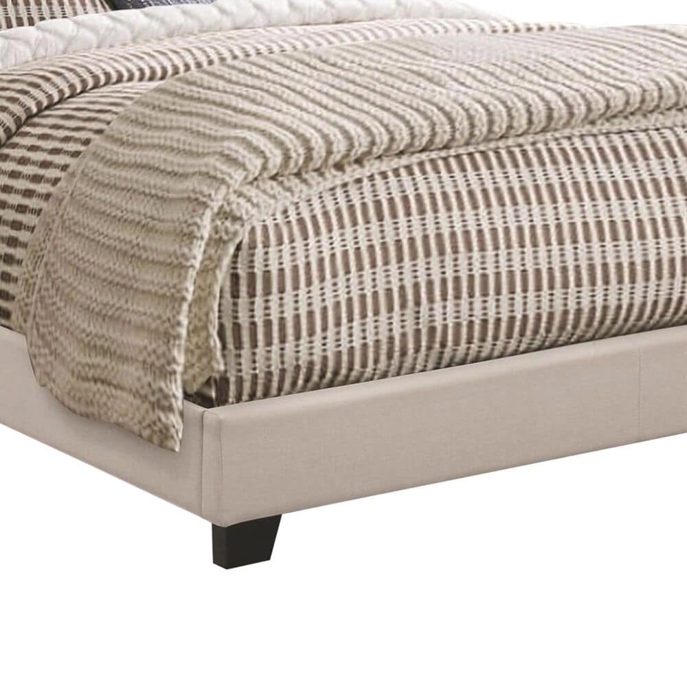 Pacific Landing Boyd California King Upholstered Panel Bed in Ivory, , large