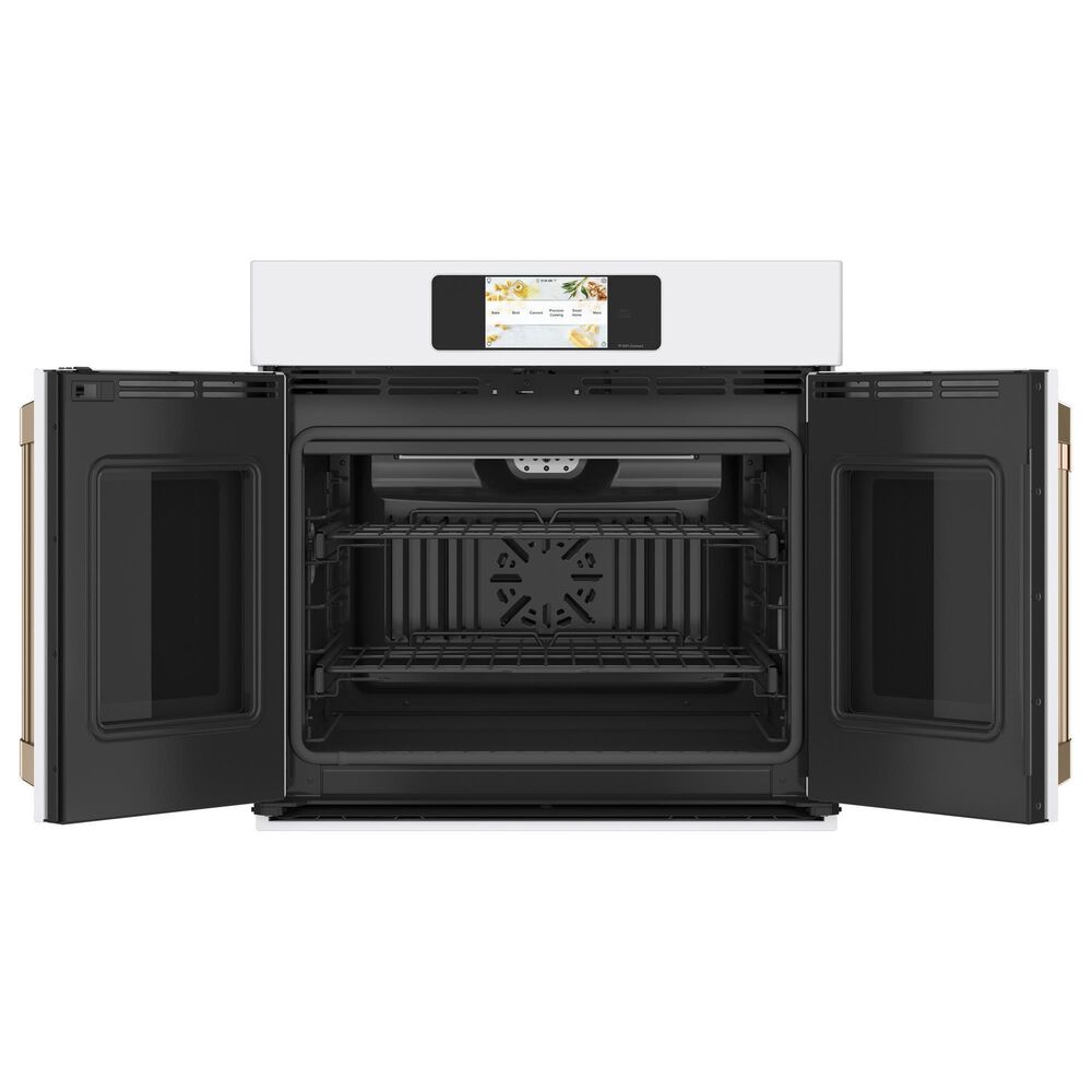 Cafe 30&quot; French-Door Single Wall Oven in Matte White &#40;Handles Sold Separately&#41;, , large