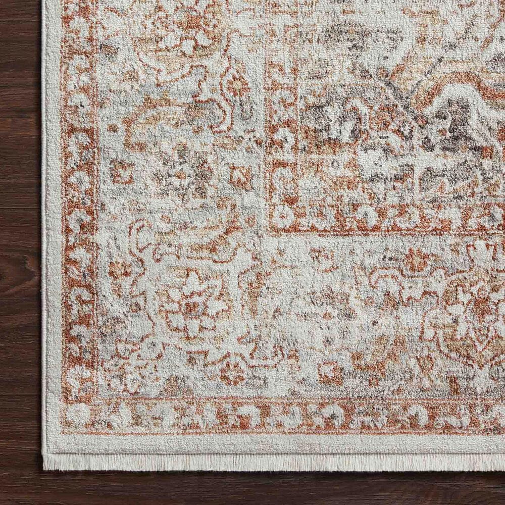 Loloi Bonney 6&#39;7&quot; x 9&#39;7&quot; Ivory and Sunset Area Rug, , large