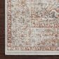 Loloi Bonney 6"7" x 9"7" Ivory and Sunset Area Rug, , large