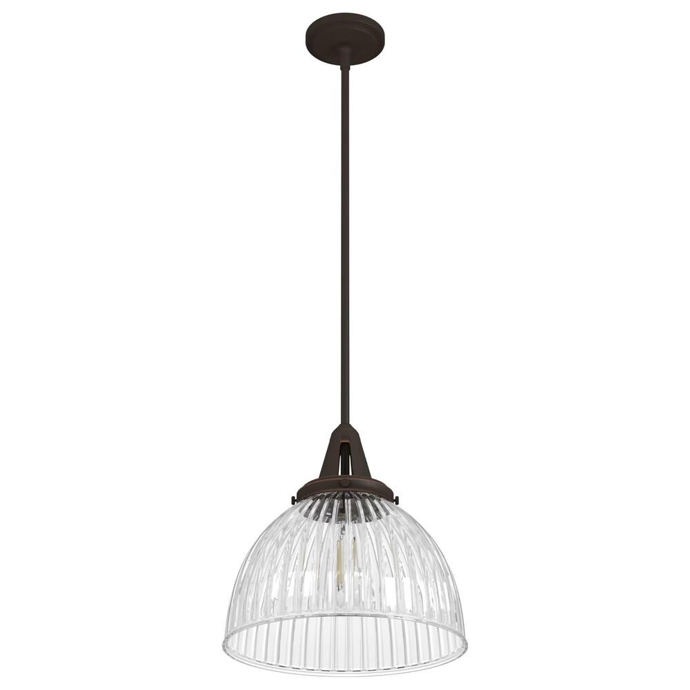 Hunter Cypress Grove 13&quot; 1-Light Pendant in Onyx Bengal, , large