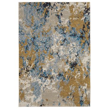 Oriental Weavers Evolution Ouray 980A 2"3" x 8" Blue Scatter Rug, , large