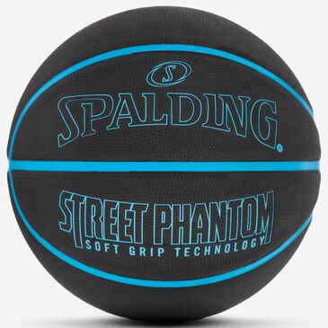 Spalding Street Phantom 29.5" Basketball in Neon Blue and Black, , large