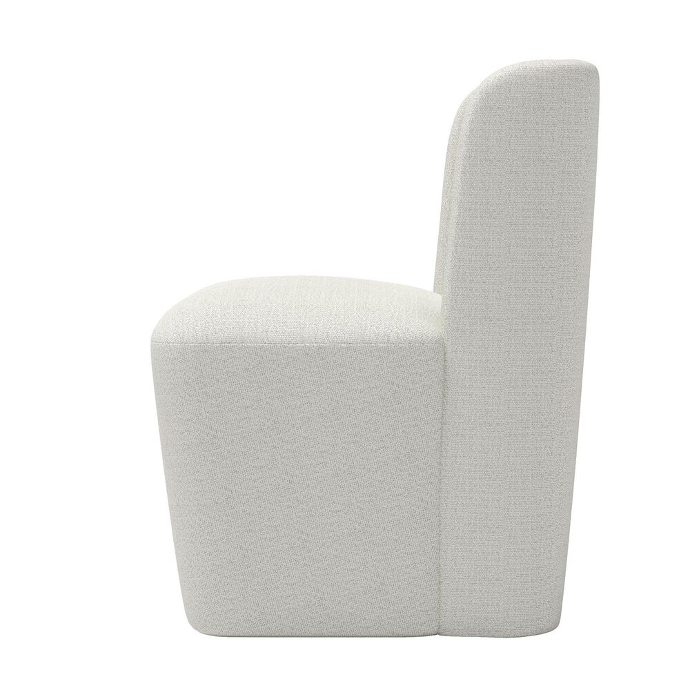 Interlochen Contemporary Dining Side Chair in Merino Pearl White, , large