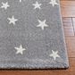 Safavieh Carousel 6"7" x 9" Light Grey and White Kids  Area Rug, , large