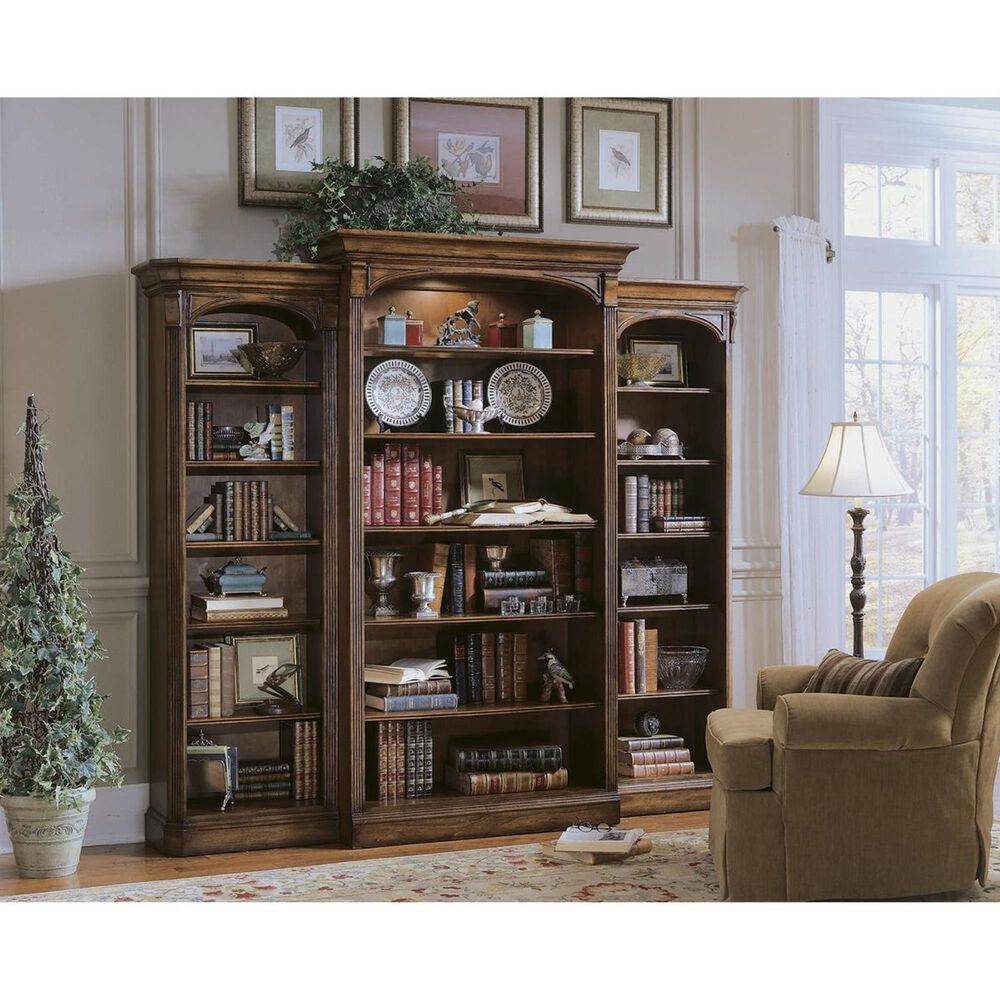 Hooker Furniture Open Bookcase In Cherry Finish, , large