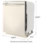 Whirlpool 24" Built-In Bar Handle Dishwasher with 47 Decibel in Bisque, , large