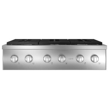 Cafe 36" Natural Gas Rangetop with 6-Burner in Stainless Steel and Brushed Stainless, , large