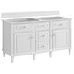 James Martin Lorelai 60" Double Vanity in Bright White, , large