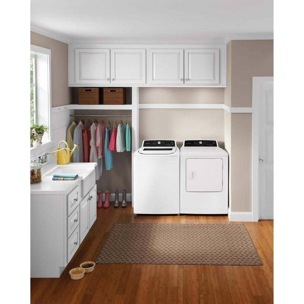 Frigidaire 6.7 Cu. Ft. Free-Standing Electric Dryer in White, , large