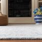 Safavieh Micro-Loop MLP506M 10" x 14" Light Blue and Ivory Area Rug, , large